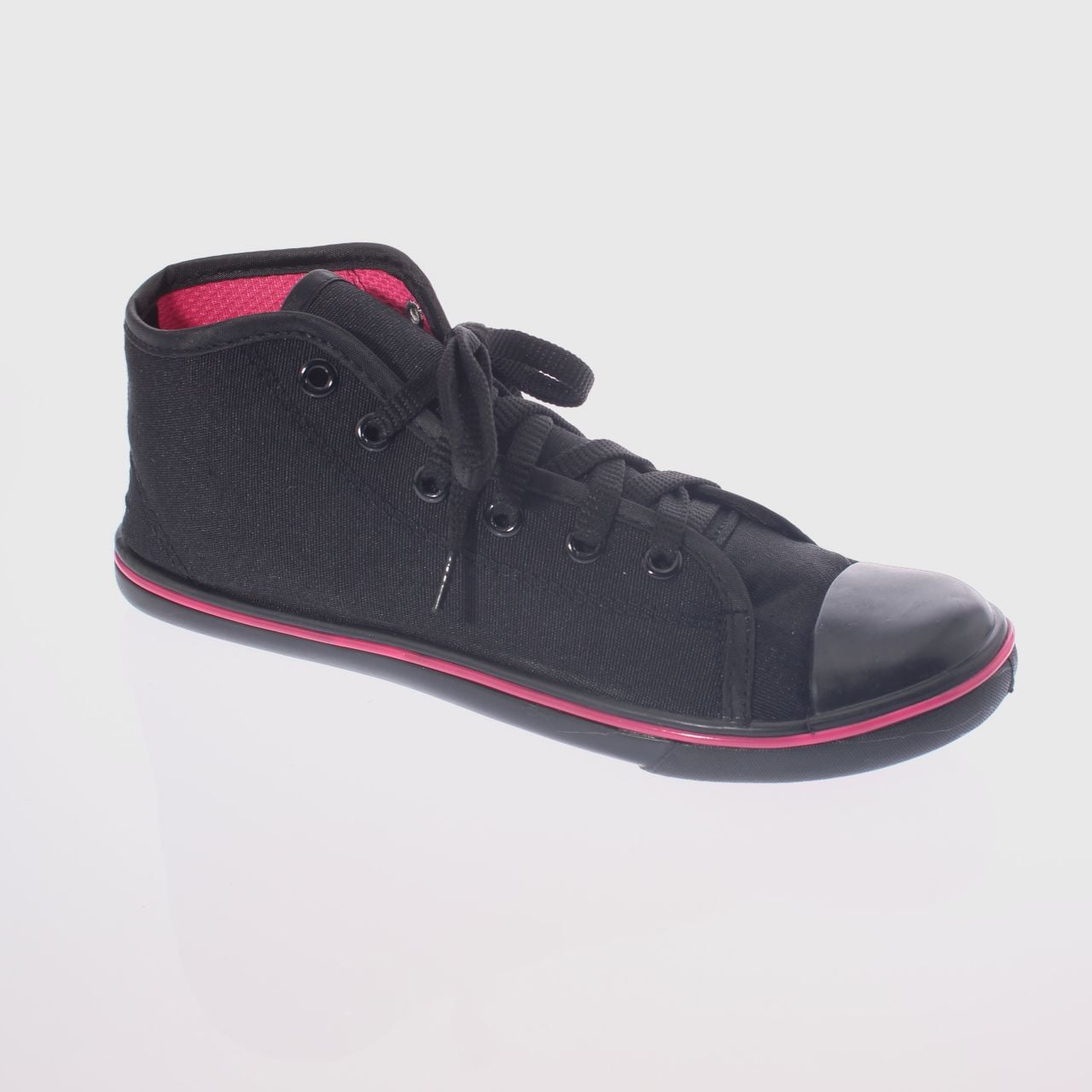 ZAPATILLAS MUJER VIA FRANCA CASUALES NEGRO LONA ART 5M3829BLACK - 1