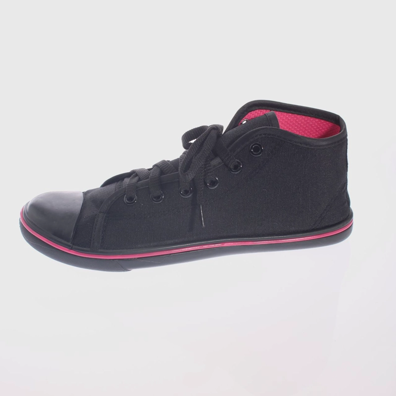 ZAPATILLAS MUJER VIA FRANCA CASUALES NEGRO LONA ART 5M3829BLACK - 4