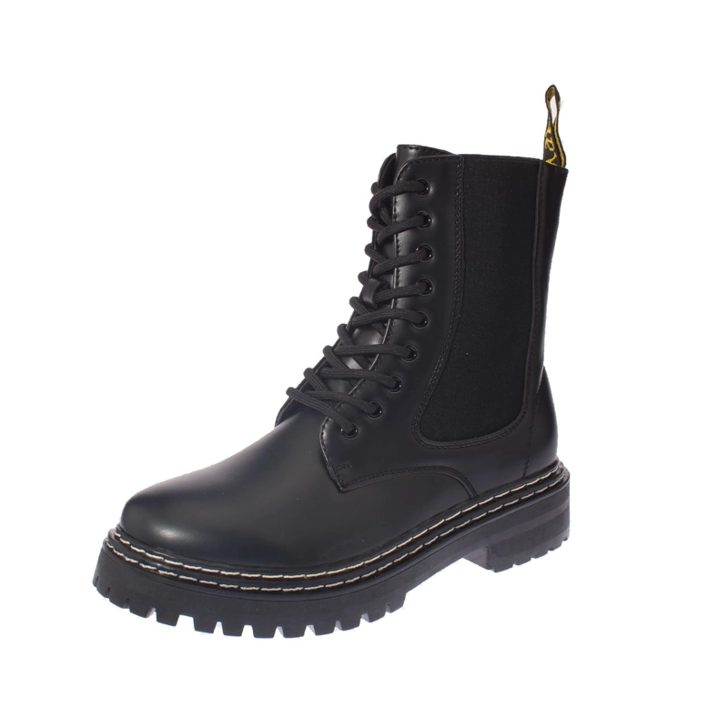 BOTÍN NEGRO ARMY ART 5H09BLACK CASUAL - 1