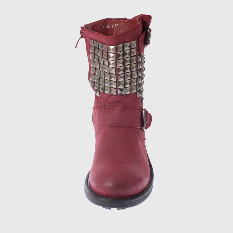 BOTAS MUJER VÍA FRANCA BURDEO TACHAS ART: 5W2021RED - 2