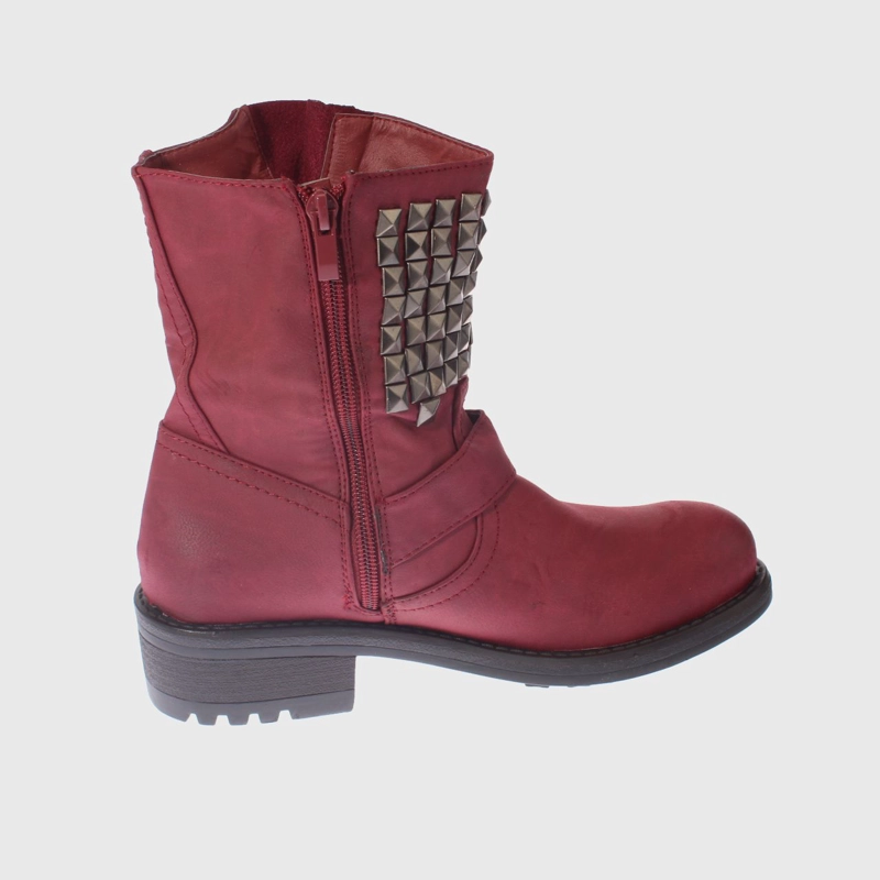 BOTAS MUJER VÍA FRANCA BURDEO TACHAS ART: 5W2021RED - 5