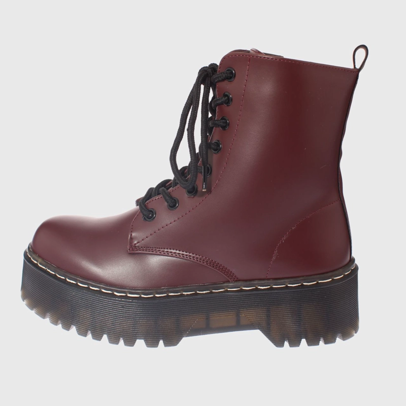 BOTÍN VÍA FRANCA BURDEO ARMY ART 529014BURGUNDY CASUAL - 2