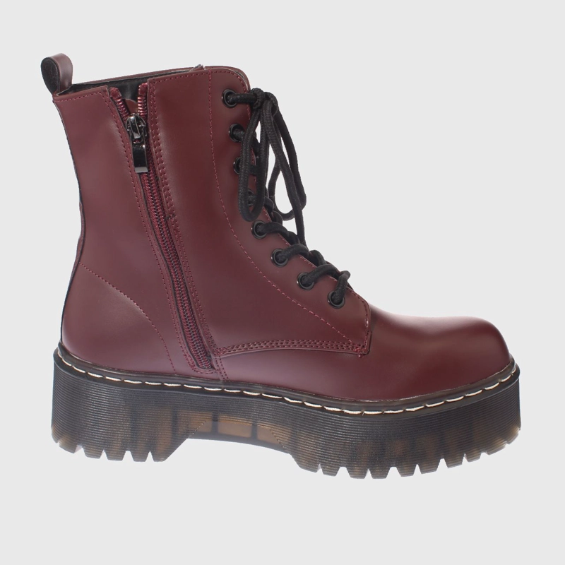 BOTÍN VÍA FRANCA BURDEO ARMY ART 529014BURGUNDY CASUAL - 5