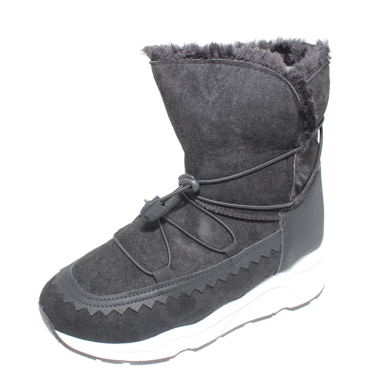 BOTÍN PIEL NEGRO VIA FRANCA ART. 52002B31088BLACK - 1