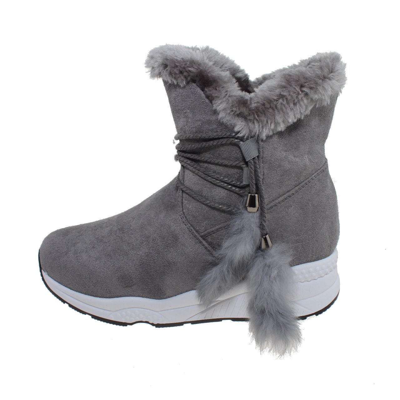 BOTIN PIEL GRIS VIA FRANCA ART. 52002B31086GREY - 4