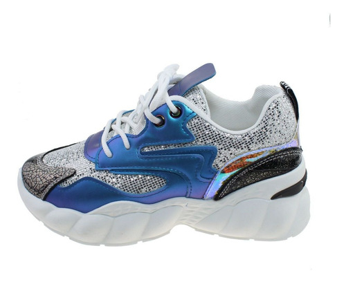 ZAPATILLAS MUJER VIA FRANCA CASUALES AZUL ART. 5B21008LABLUE - 6