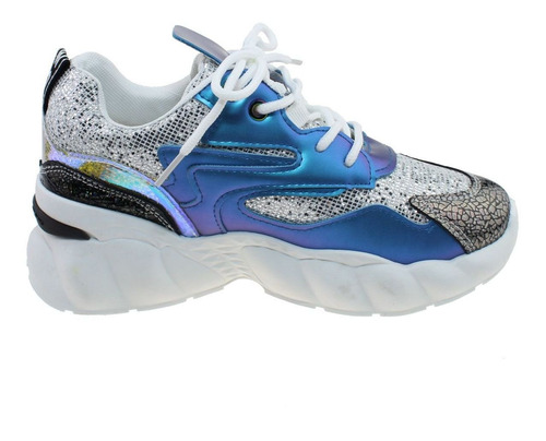 ZAPATILLAS MUJER VIA FRANCA CASUALES AZUL ART. 5B21008LABLUE - 8