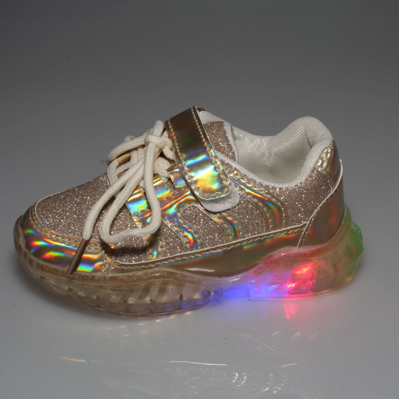 ZAPATILLAS NIÑA VIA FRANCA CASUALES DORADO LUCES ART. 32910E20701116GOLD - 3