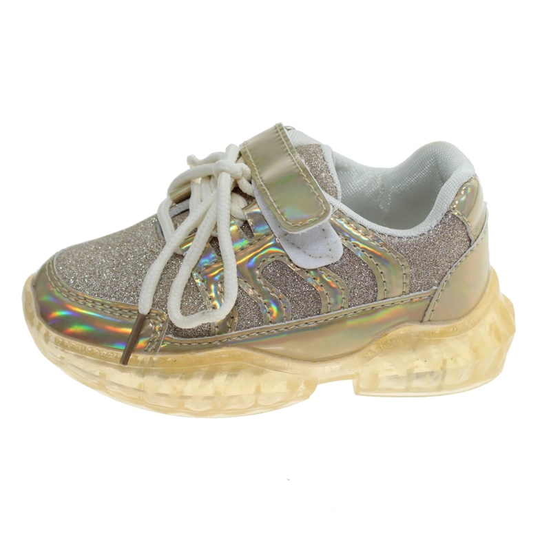 ZAPATILLAS NIÑA VIA FRANCA CASUALES DORADO LUCES ART. 32910E20701116GOLD - 4