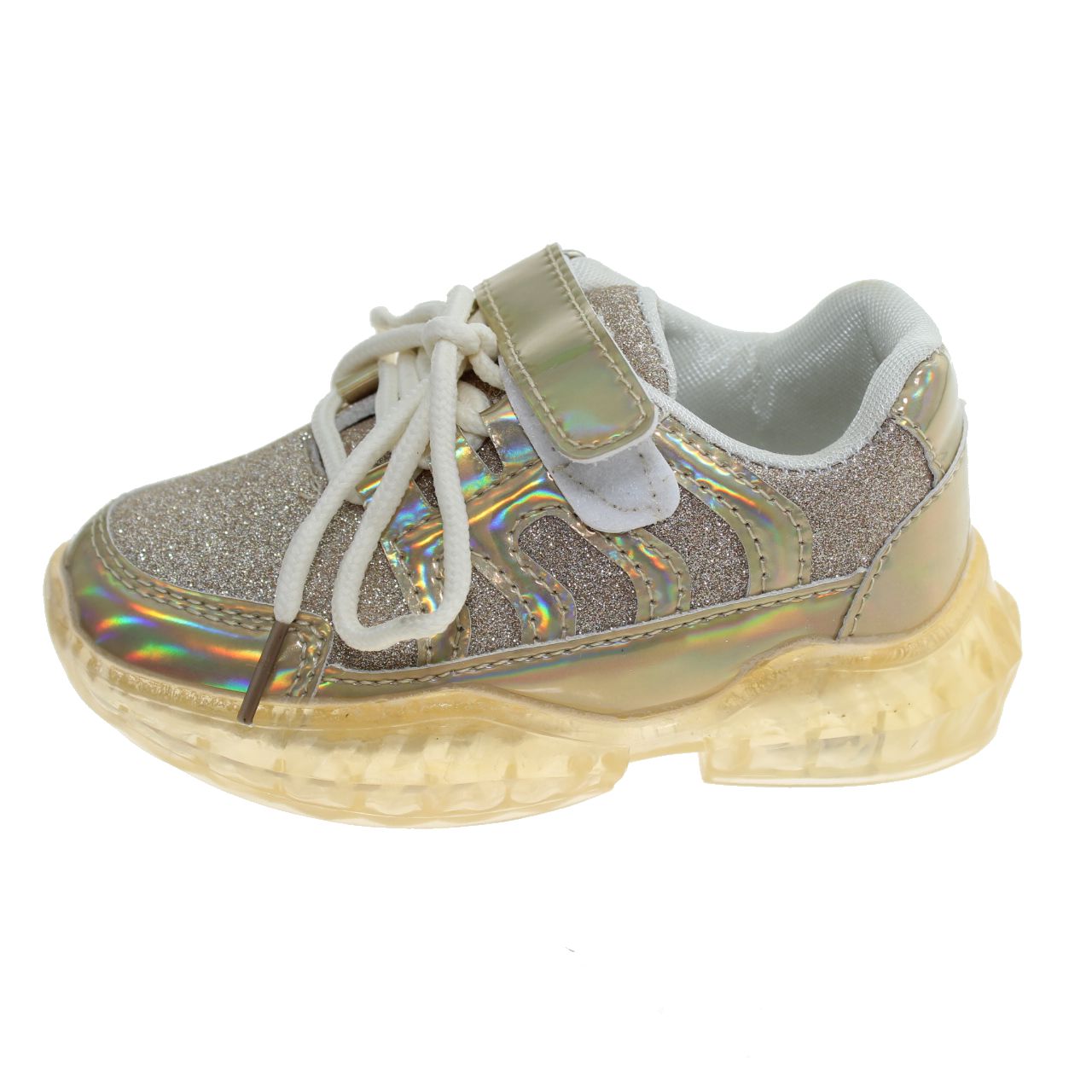 ZAPATILLAS NIÑA VIA FRANCA CASUALES DORADO LUCES ART. 32910E20701116GOLD - 4