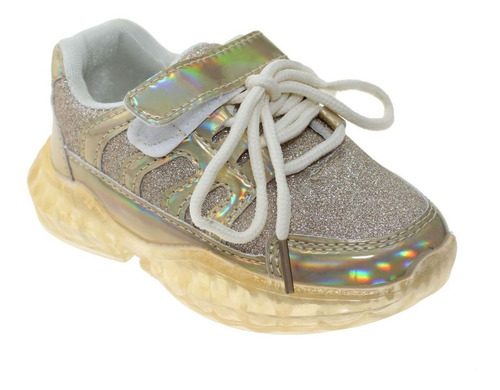 ZAPATILLAS NIÑA VIA FRANCA CASUALES DORADO LUCES ART. 32910E20701116GOLD - 6