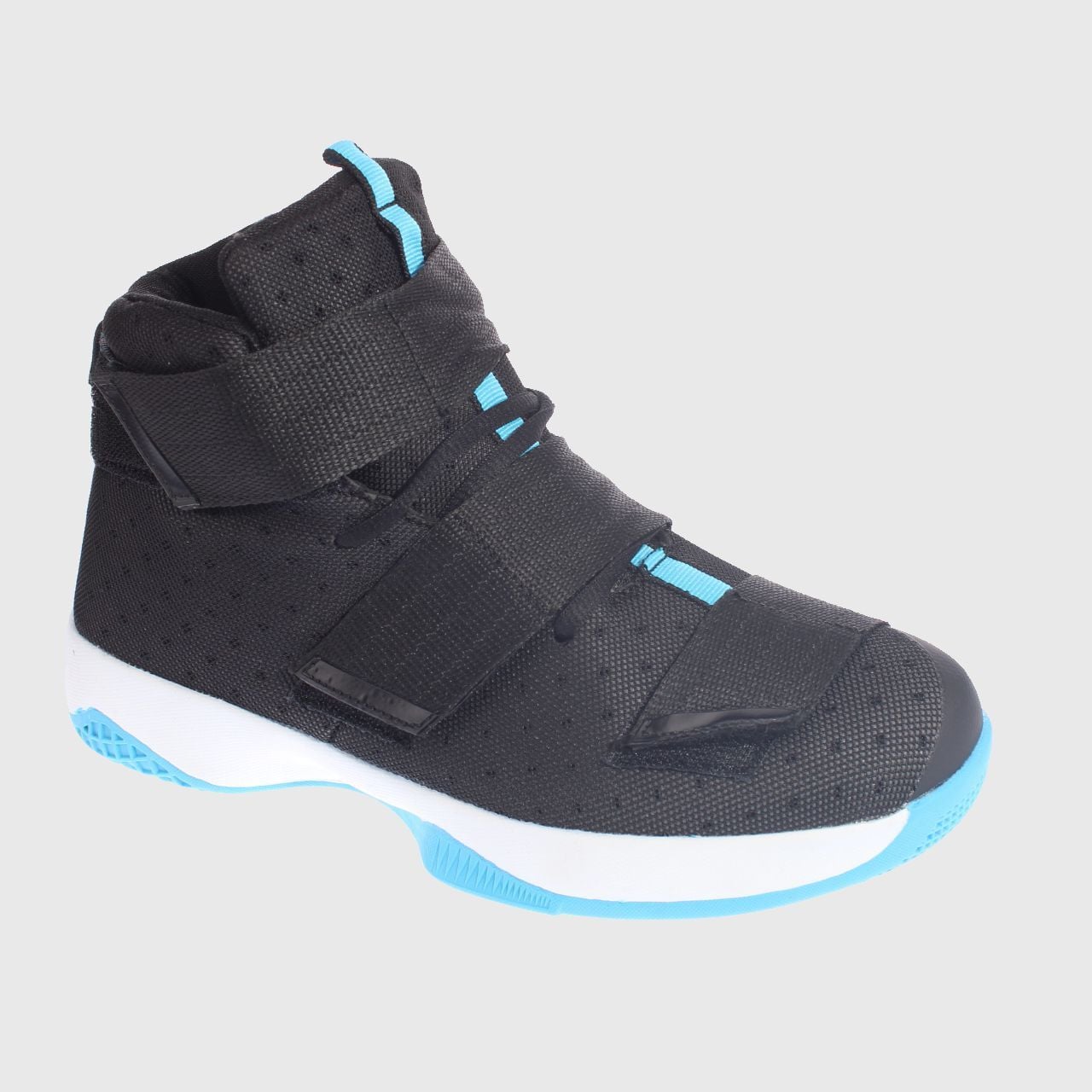 ZAPATILLA NEGRO/VERDE AGUA VÍA FRANCA ART. 81224AQUA - 1