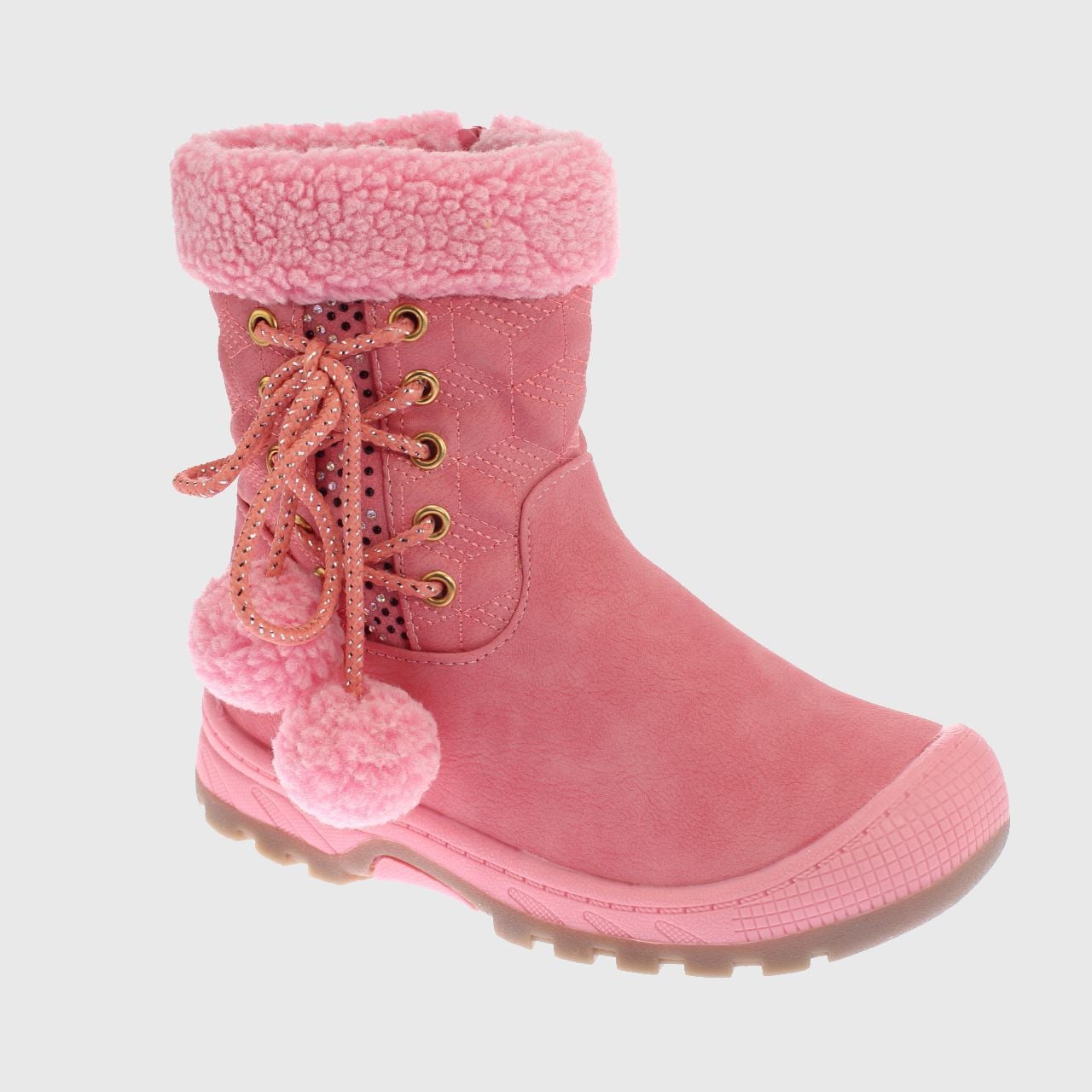 BOTAS NIÑA VÍA FRANCA ROSADO POM POM CELLINA ART. 3ASK72907PINK - 1