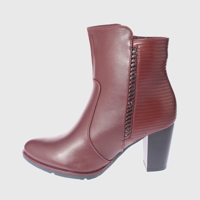 BOTÍN CARBIN BURDEO TACO ART. 5Z1501BURGUNDY CASUAL - 2