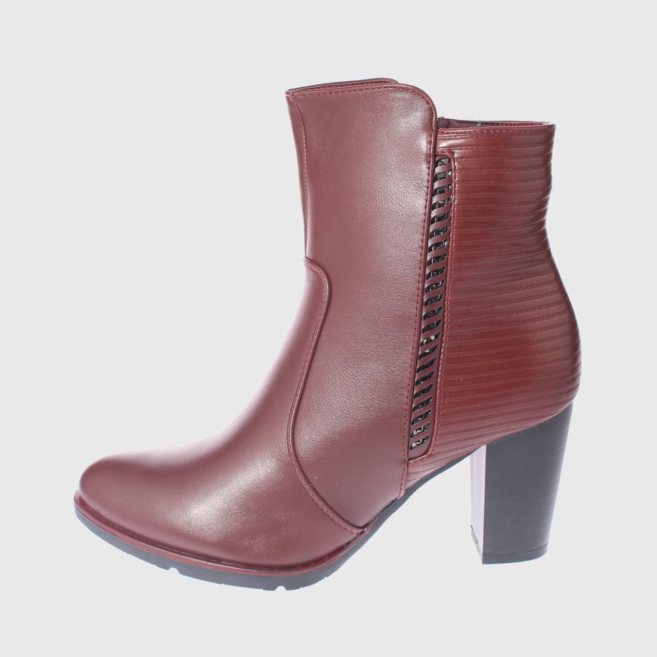 BOTÍN CARBIN BURDEO TACO ART. 5Z1501BURGUNDY CASUAL - 2