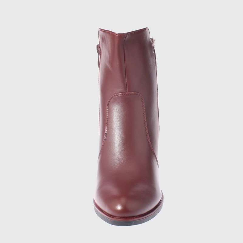 BOTÍN CARBIN BURDEO TACO ART. 5Z1501BURGUNDY CASUAL - 4