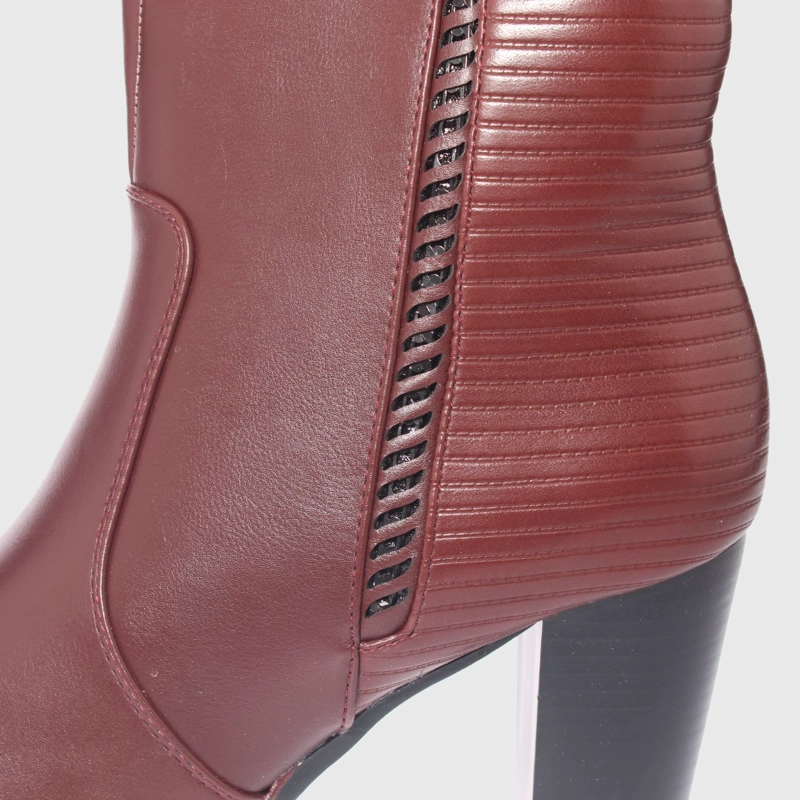 BOTÍN CARBIN BURDEO TACO ART. 5Z1501BURGUNDY CASUAL - 5