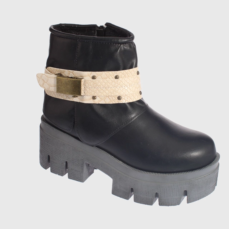 BOTÍN VÍA FRANCA NEGRO ART. 5SG2035ABLACK CASUAL - 1