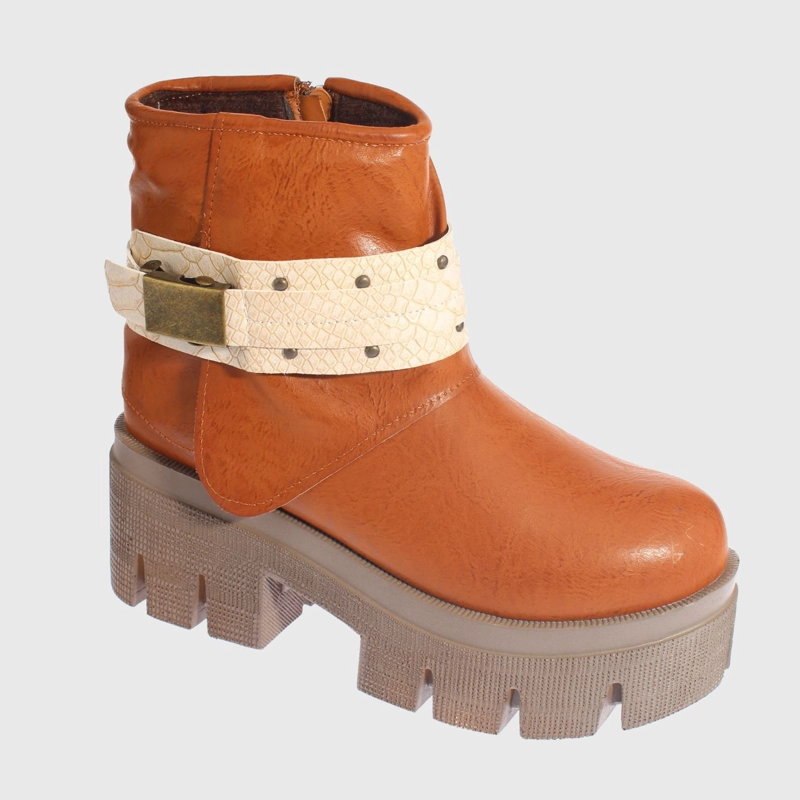 BOTÍN VÍA FRANCA CAQUI KAKI ART. 5SG2035AKAKI CASUAL - 1