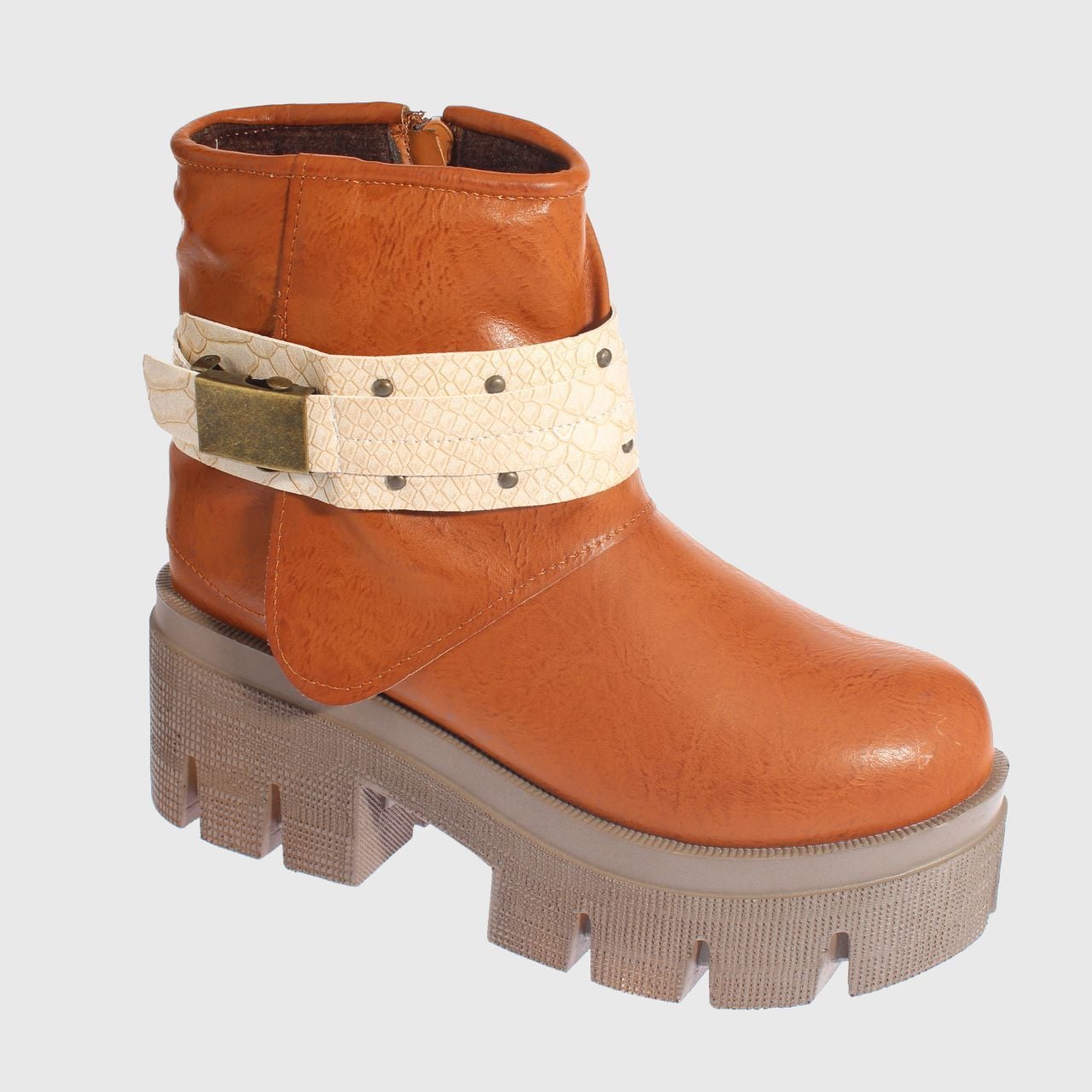 BOTÍN VÍA FRANCA CAQUI KAKI ART. 5SG2035AKAKI CASUAL - 1