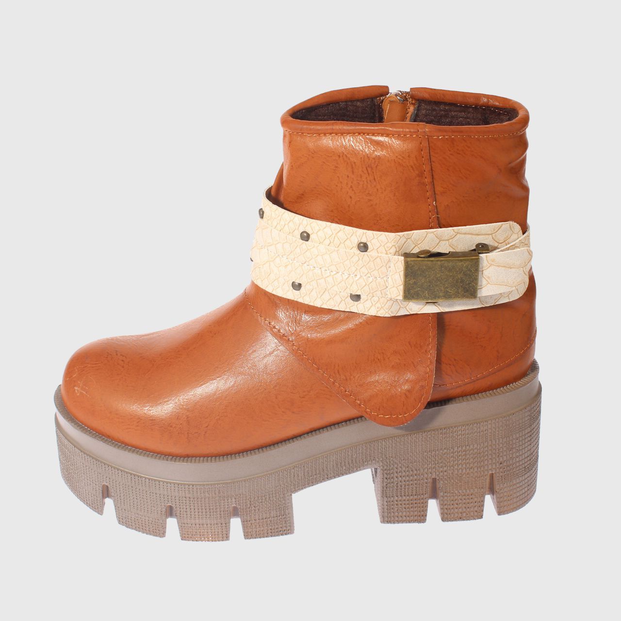 BOTÍN VÍA FRANCA CAQUI KAKI ART. 5SG2035AKAKI CASUAL - 2