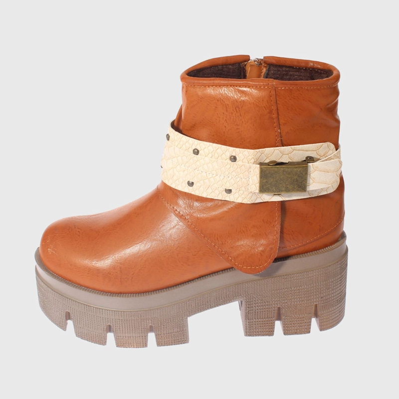 BOTÍN VÍA FRANCA CAQUI KAKI ART. 5SG2035AKAKI CASUAL - 2
