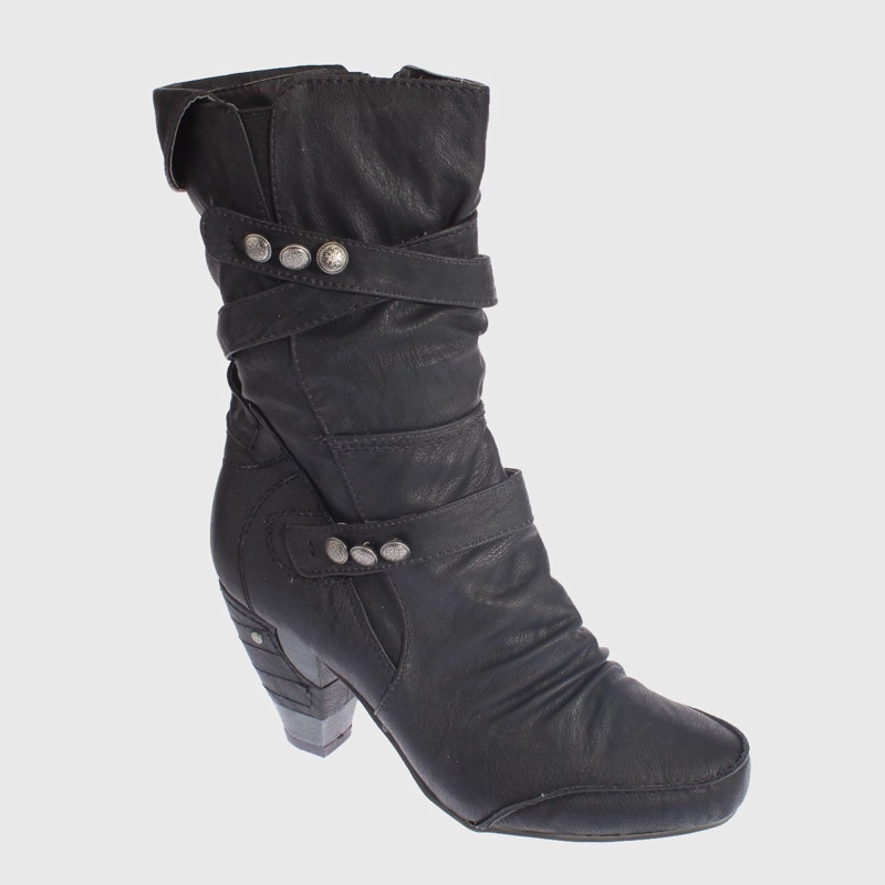 BOTAS MUJER VÍA FRANCA NEGRO TACO ART. 5681118BLACK - 1