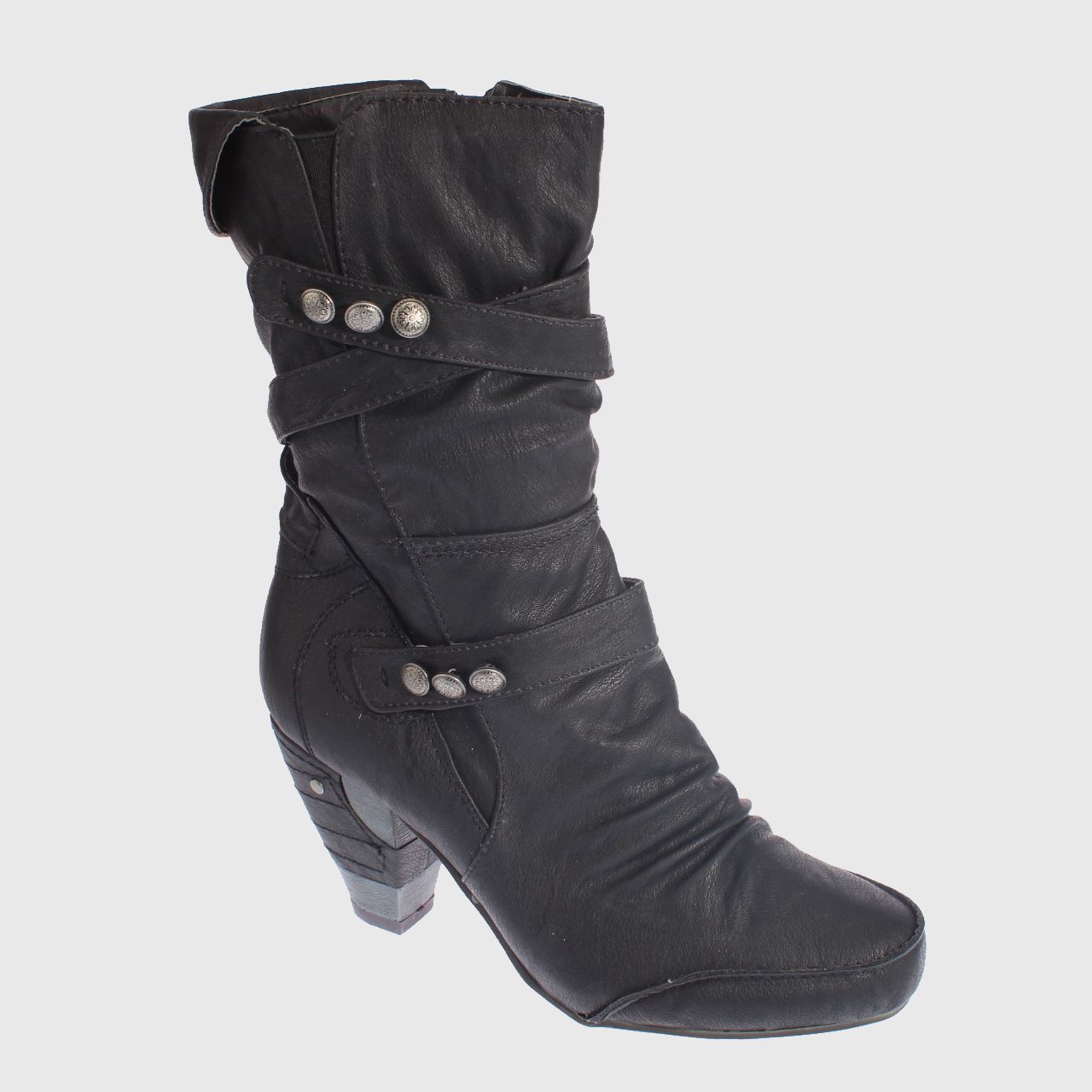 BOTAS MUJER VÍA FRANCA NEGRO TACO ART. 5681118BLACK - 1