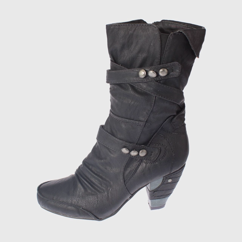 BOTAS MUJER VÍA FRANCA NEGRO TACO ART. 5681118BLACK - 2