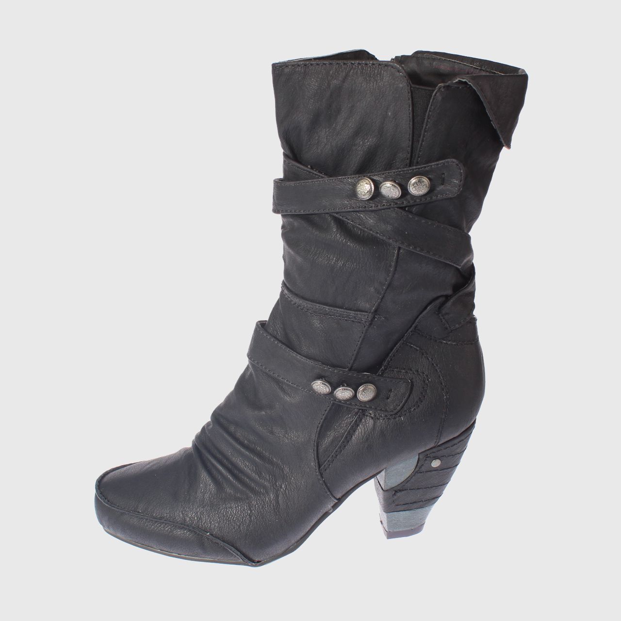 BOTAS MUJER VÍA FRANCA NEGRO TACO ART. 5681118BLACK - 2