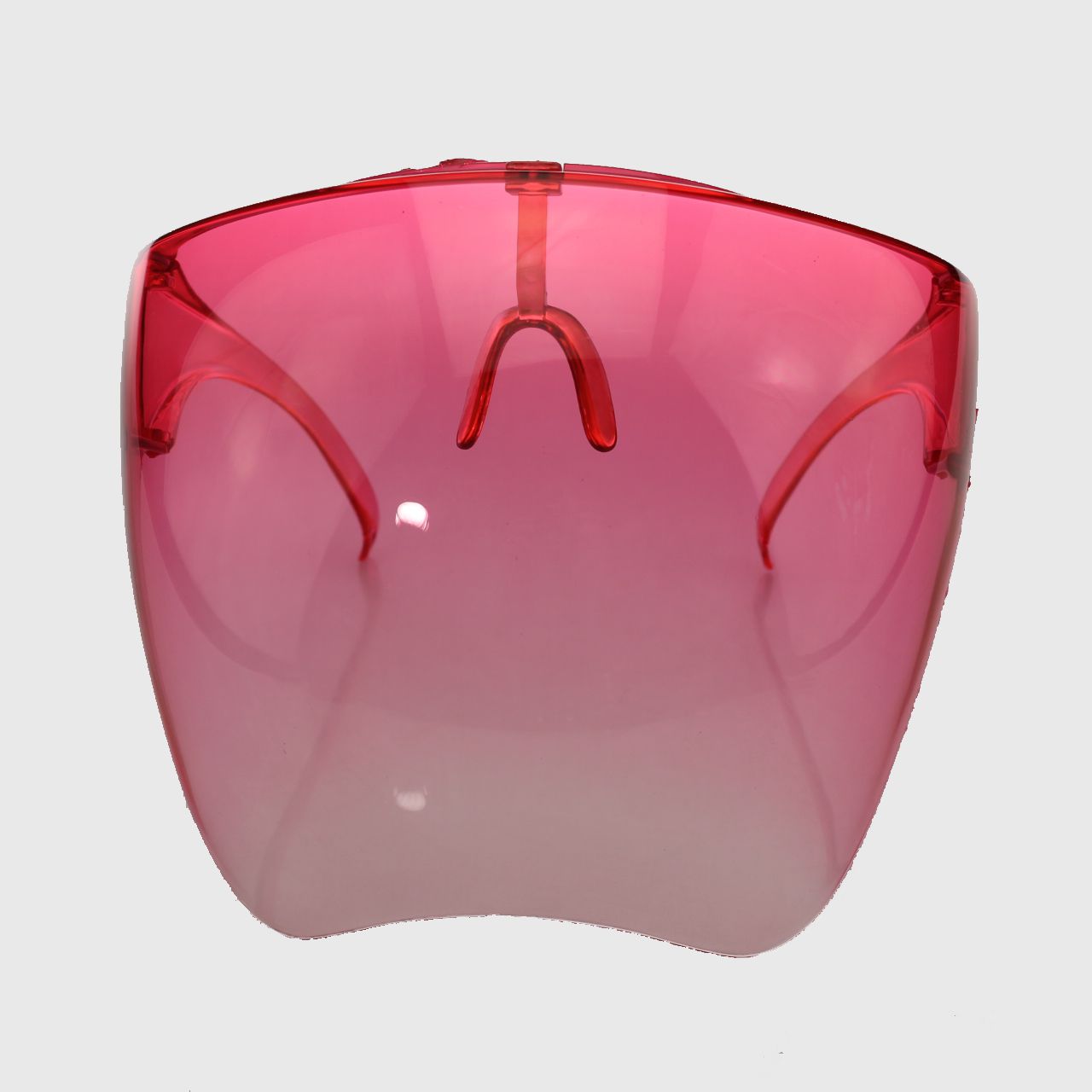 ESCUDO ROSTRO COMPLETO POLICARBONATO ROSADO VIA FRANCA - 3