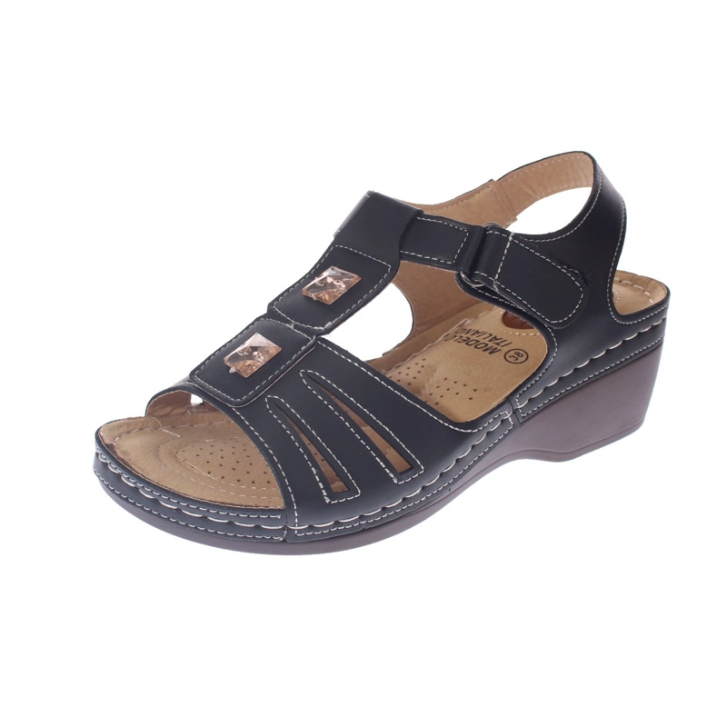 SANDALIAS MUJER VÍA FRANCA NEGRO CONFORT MODELO ITALIANO ART. 5ASK73335BLACK - 1