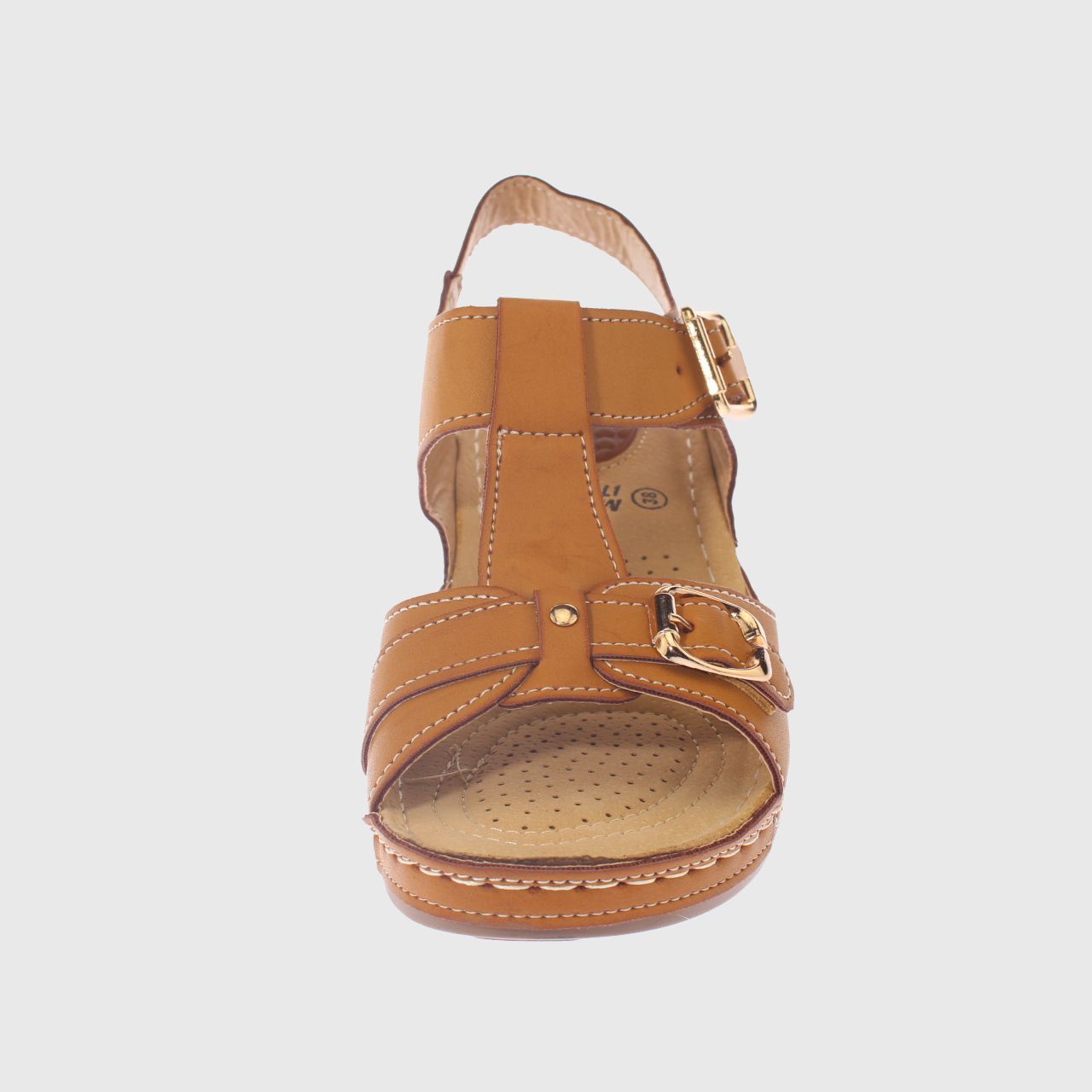 SANDALIAS MUJER VÍA FRANCA CAMEL CONFORT MODELO ITALIANO ART. 5ASK73329CAMEL - 3