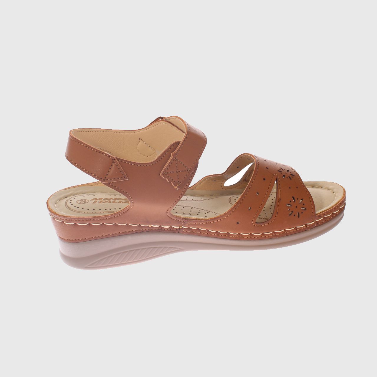 SANDALIAS MUJER VÍA FRANCA CAMEL CONFORT MODELO ITALIANO ART. 5ASK76615CAMEL - 4