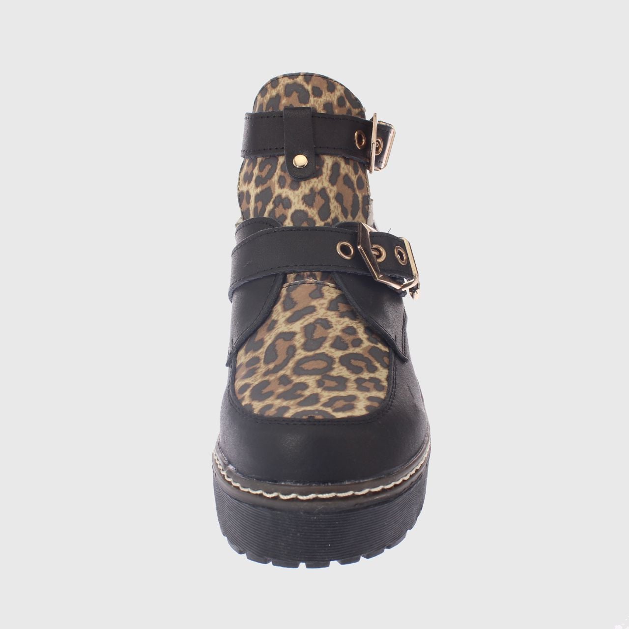 BOTÍN VÍA FRANCA NEGRO LEOPARDO ART. 5LXD650BLACK CASUAL - 3