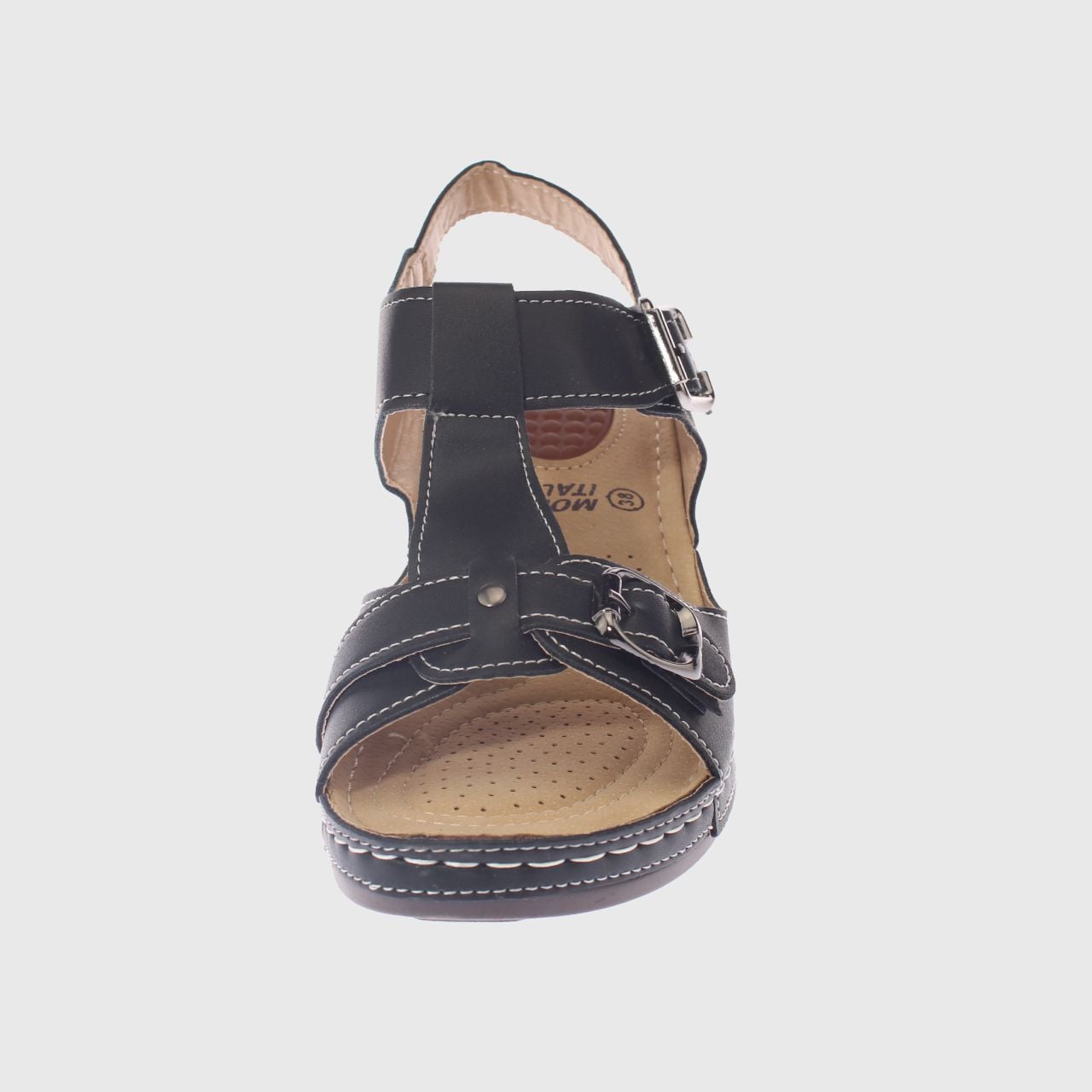 SANDALIAS MUJER VÍA FRANCA NEGRO CONFORT MODELO ITALIANO ART. 5ASK73329BLACK - 3
