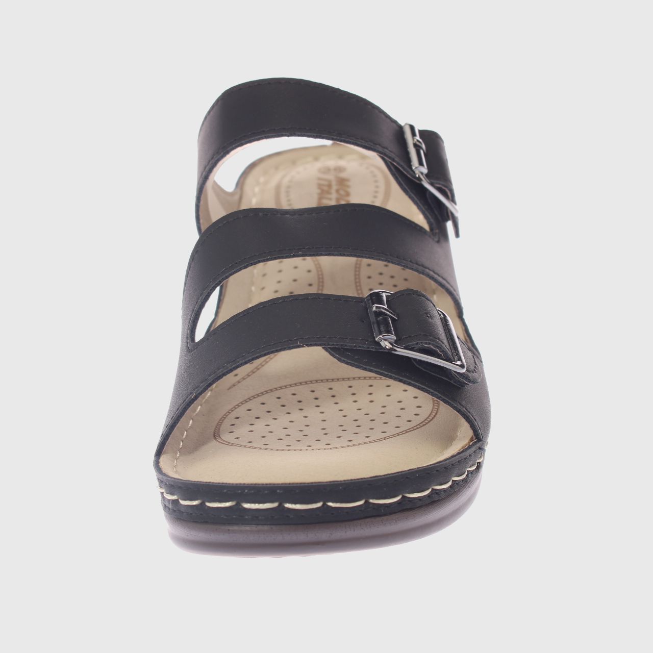 SANDALIA CONFORT NEGRO MODELO ITALIANO ART. 5ASK76616BLACK - 3
