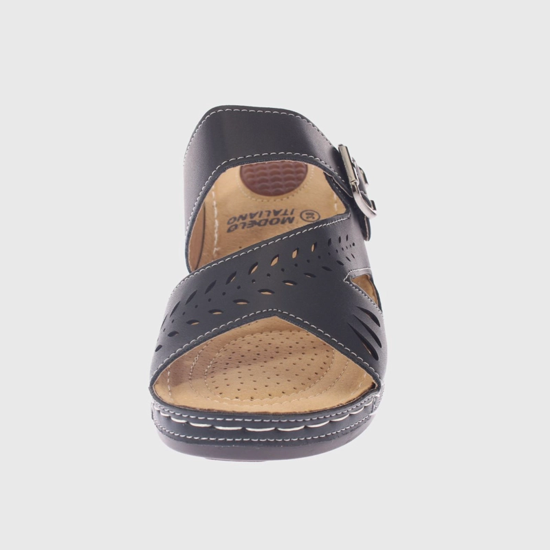 SANDALIA CONFORT NEGRO MODELO ITALIANO ART. 5ASK73324BLACK - 3