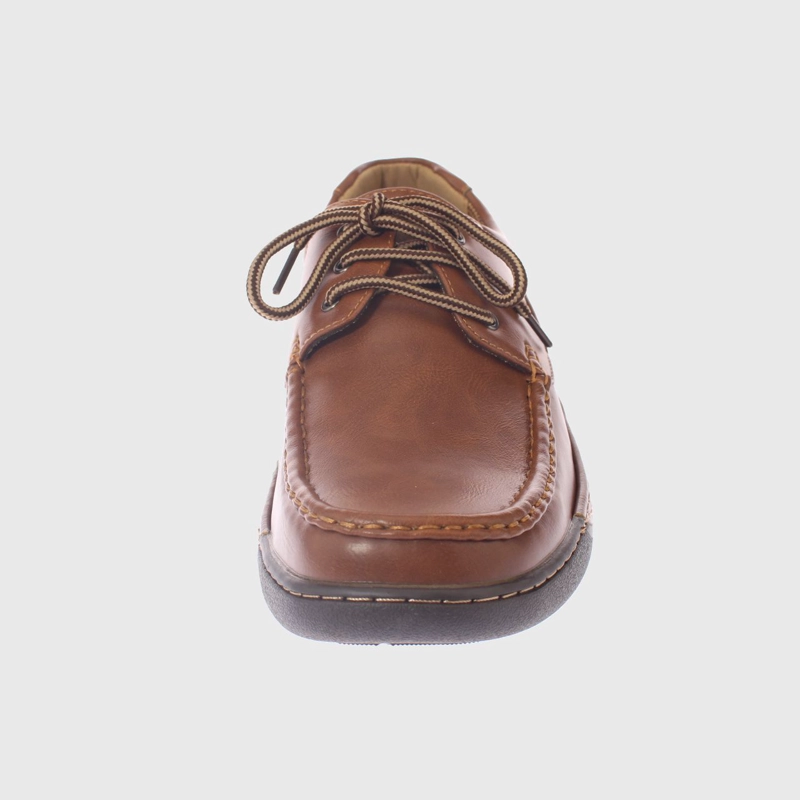 ZAPATOS HOMBRE VIA FRANCA CASUAL CAFÉ MODELO ITALIANO ART. 8ASK38005 - 3