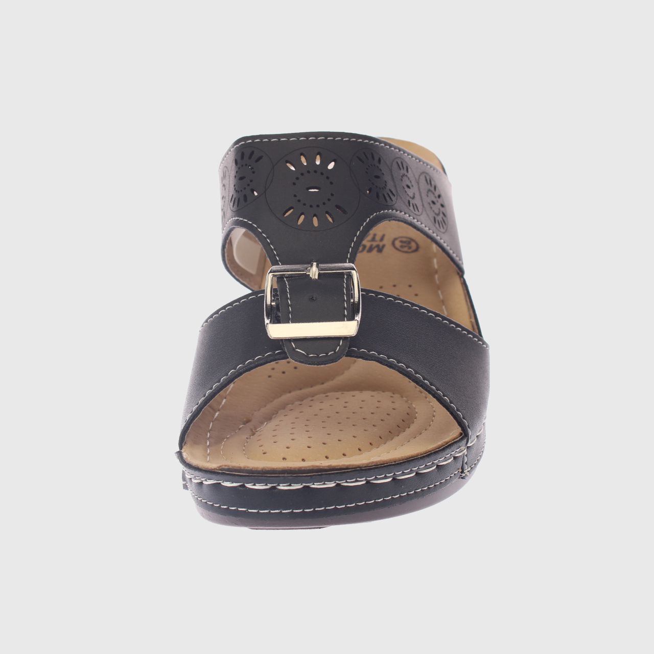 SANDALIAS MUJER VÍA FRANCA NEGRO CONFORT MODELO ITALIANO ART. 5ASK73325BLACK - 3