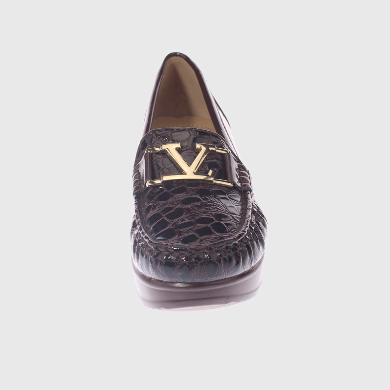 MOCASINES MUJER VIA FRANCA PLATAFOMA CAFÉ HUALUN ART. 5H79BROWN - 3
