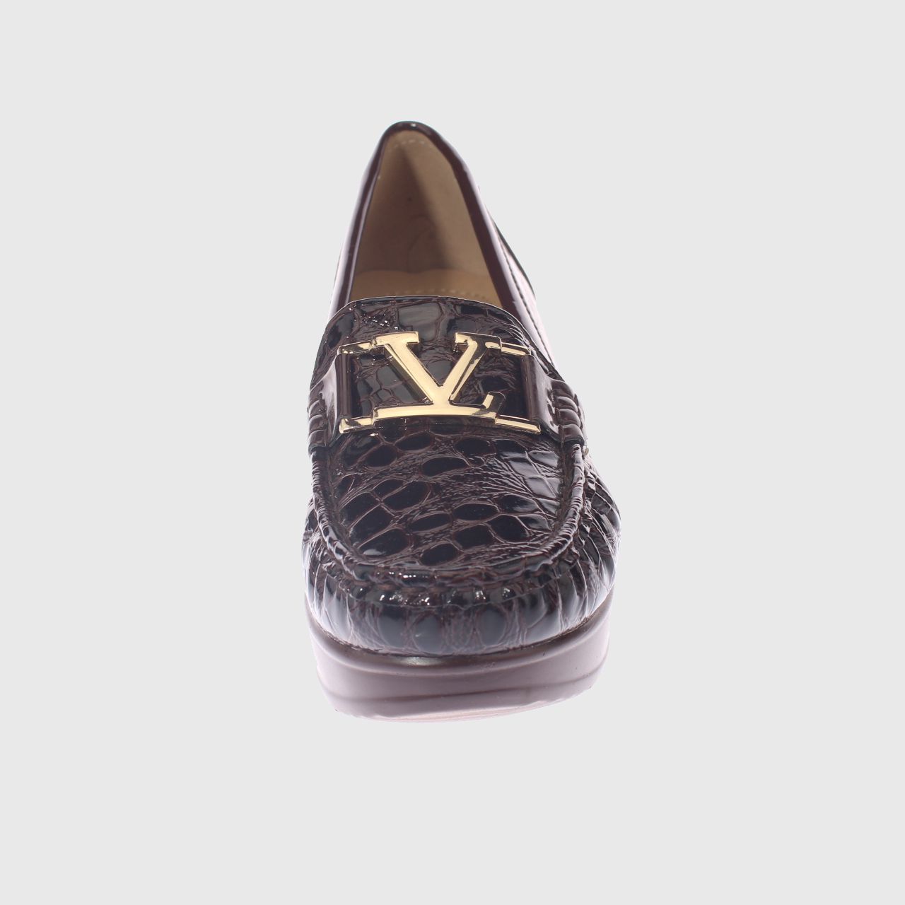 MOCASINES MUJER VIA FRANCA PLATAFOMA CAFÉ HUALUN ART. 5H79BROWN - 3