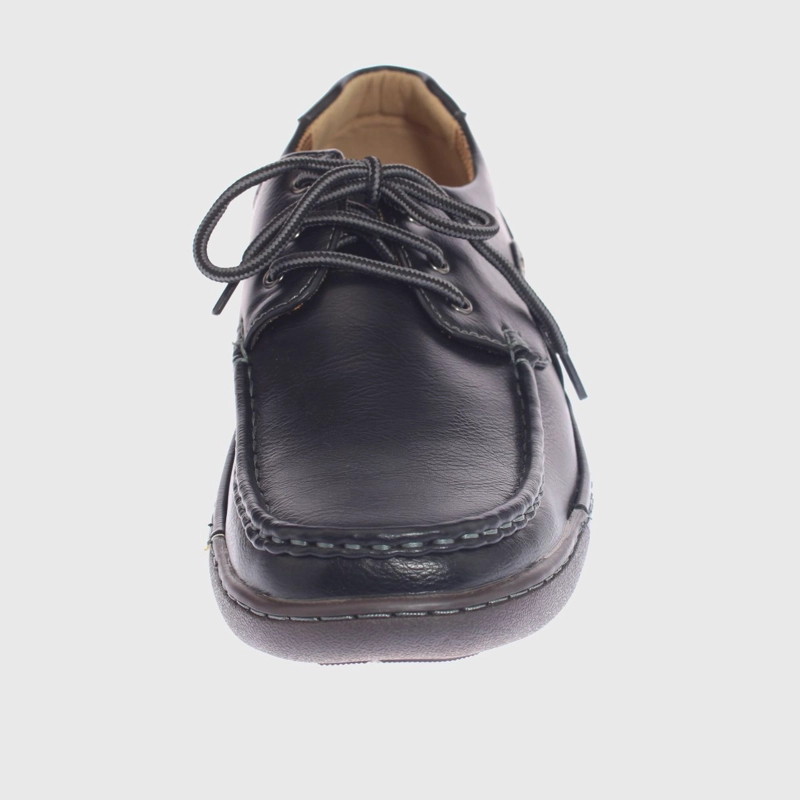 ZAPATOS HOMBRE VIA FRANCA CASUAL MODELO ITALIANO ART. 8ASK38005 NEGRO - 3