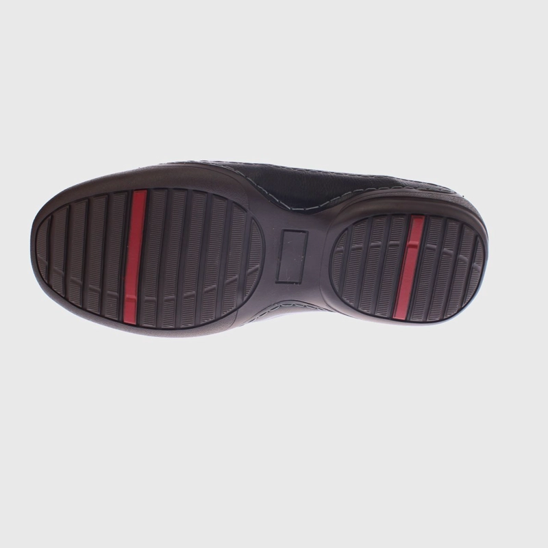 ZAPATOS HOMBRE VIA FRANCA CASUAL MODELO ITALIANO ART. 8ASK38005 NEGRO - 5