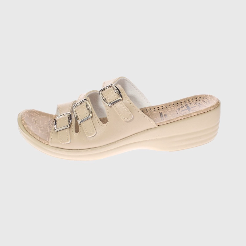 SANDALIAS MUJER VÍA FRANCA BEIGE DESCANSO ART. 58063BEIGE - 2
