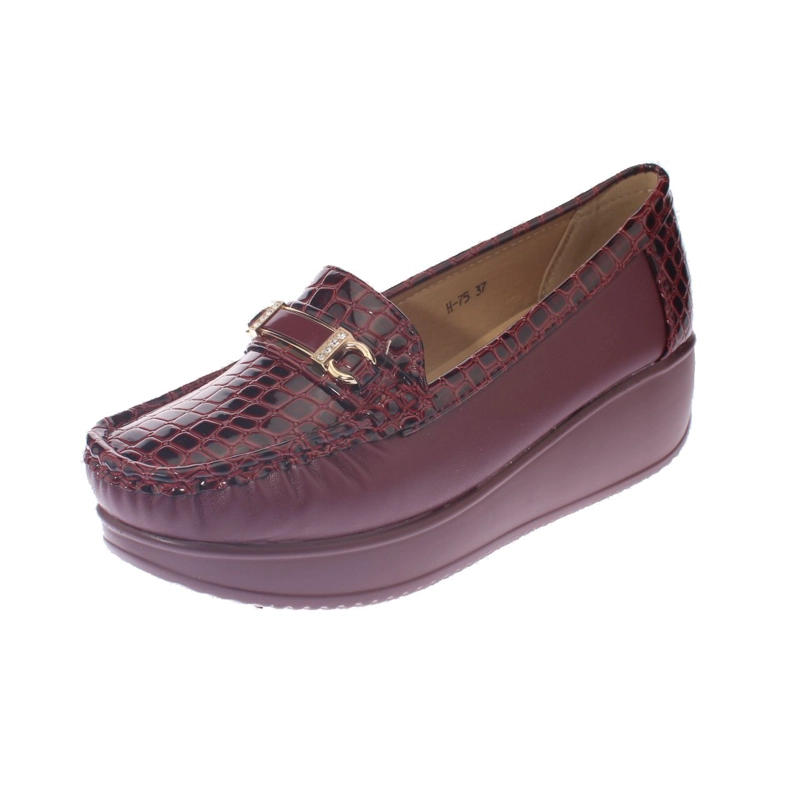 MOCASIN PLATAFOMA VINO HUALUN ART. 5H75WINE - 1