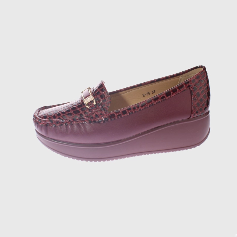 MOCASIN PLATAFOMA VINO HUALUN ART. 5H75WINE - 2