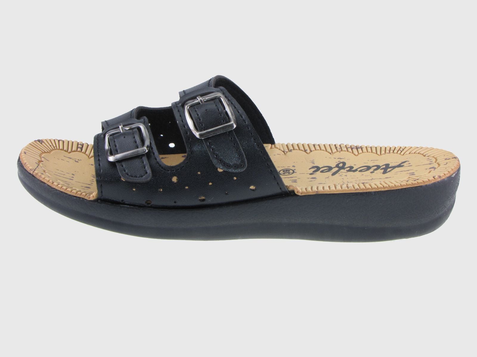 SANDALIA DESCANSO NEGRO VIA FRANCA ART. 58062BLACK - 2