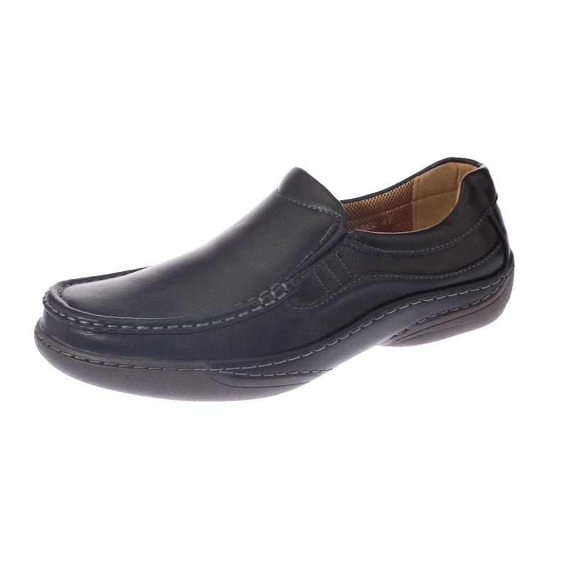 MOCASINES HOMBRE VIA FRANCA NEGRO MODELO ITALIANO ART. 8ASK38002 - 1