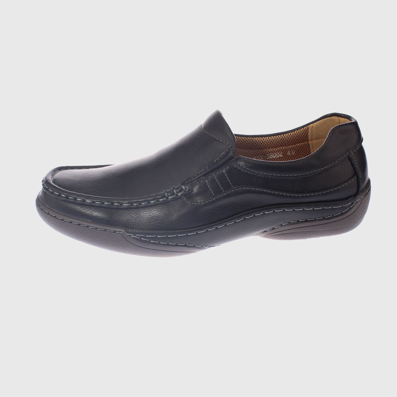 MOCASINES HOMBRE VIA FRANCA NEGRO MODELO ITALIANO ART. 8ASK38002 - 2